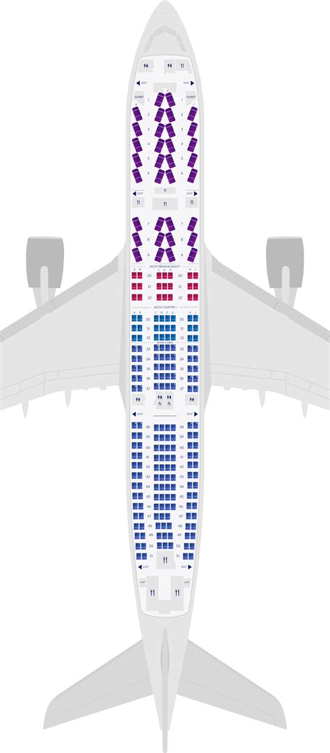 delta airlines a330 seat map